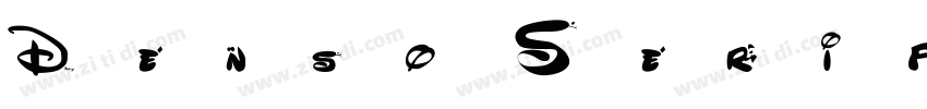 Denso Serif High Bla字体转换